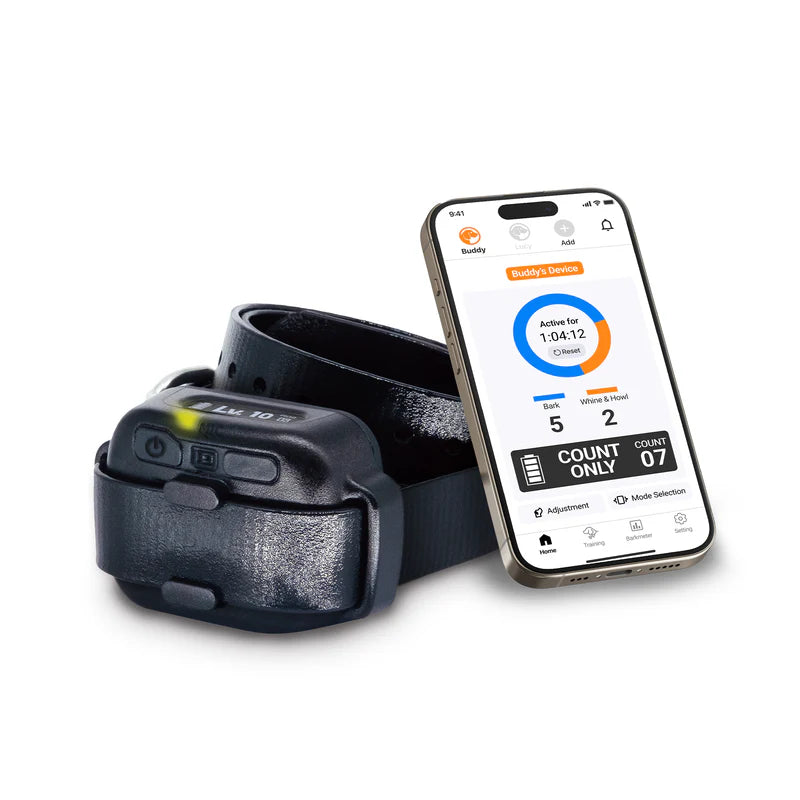 Dogtra Smart NoBark anti-blafband voor honden met app, triple detectiesysteem voor nauwkeurige blaf-, jank- en huildetectie, instelbare gevoeligheid en stimulatieniveaus, waterdichte ontvanger en vibratiefunctie, Dog - Expert webshop voor gespecialiseerd hondenmateriaal