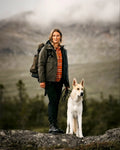 Pinewood Abisko dames regenjas moss green, waterdichte outdoorjas voor wandelen en hiken ,Dog - Expert webshop voor gespecialiseerd hondenmateriaal