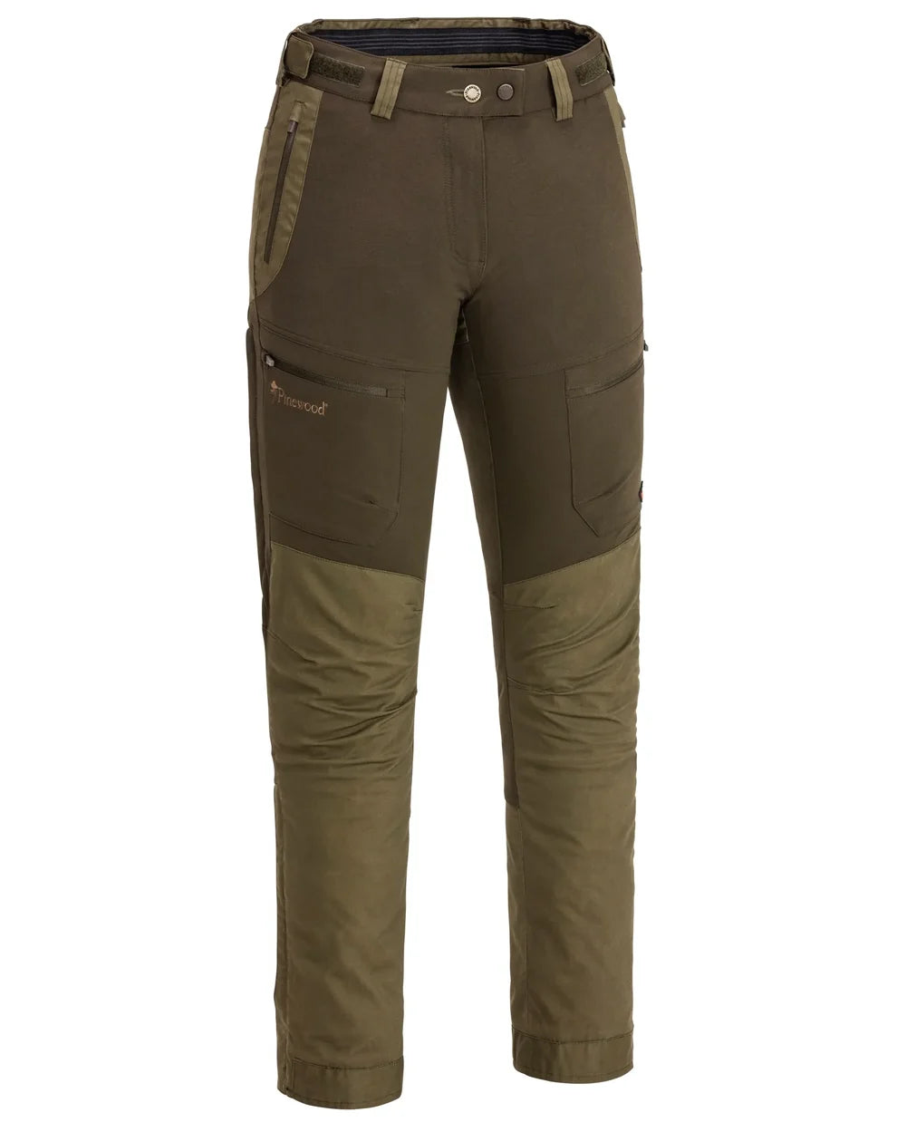 Pinewood Finnveden Hybrid Extreme Trousers Dark Olive waterdichte outdoorbroek met 4-way stretch, winddichte jachtbroek en wandelbroek met ademend membraan voor trekking en outdoor, Dog - Expert webshop voor gespecialiseerd hondenmateriaal