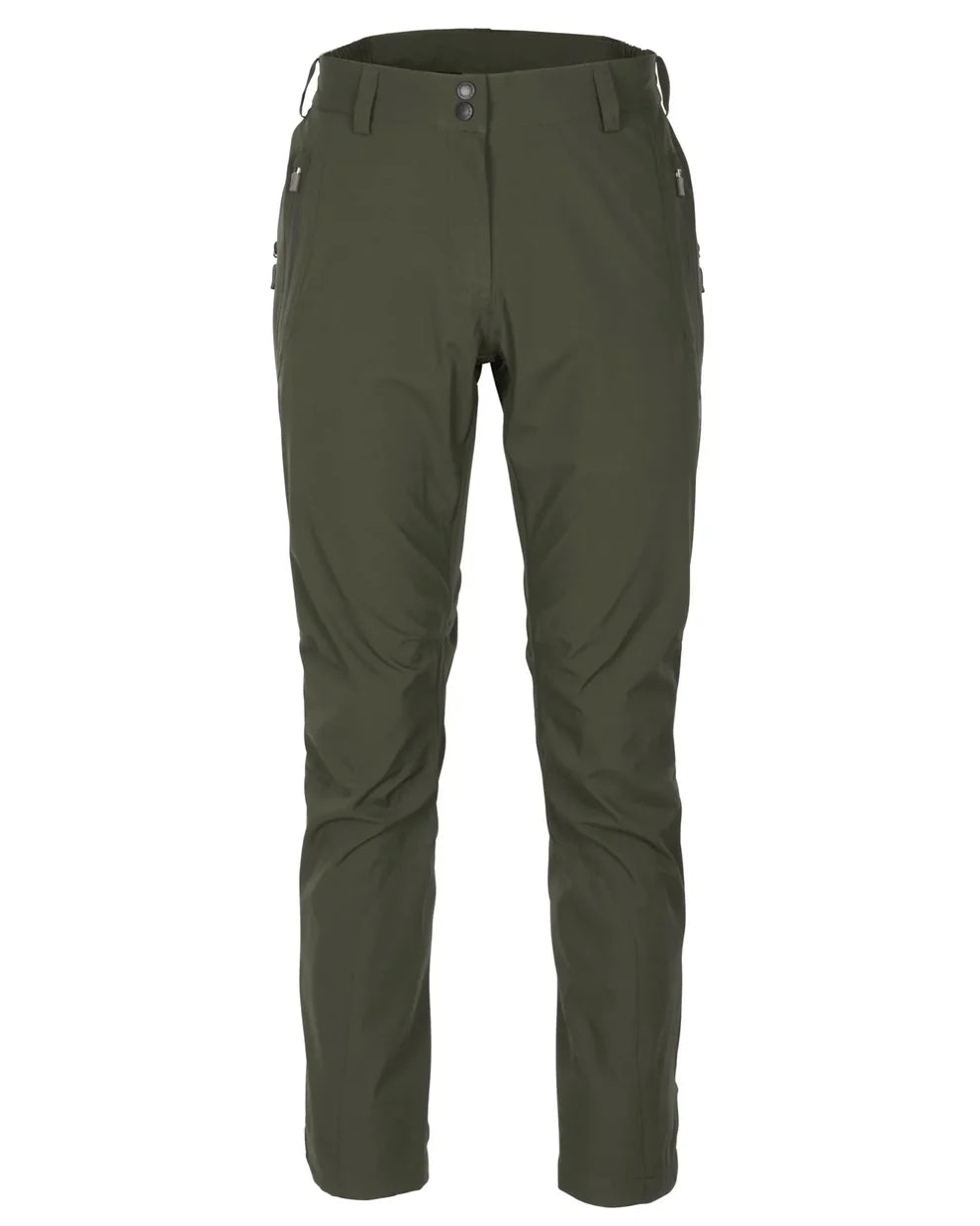 Pinewood Telluz regenbroek dames in Moss Green, waterdichte en ademende 3-laags overbroek voor wandelen en outdoor, Dog - Expert webshop voor gespecialiseerd hondenmateriaal