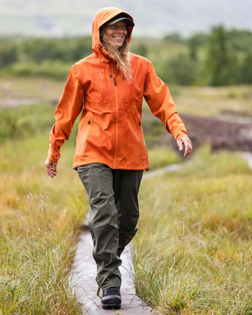 Pinewood Telluz regenbroek dames in Moss Green, waterdichte en ademende 3-laags overbroek voor wandelen en outdoor, Dog - Expert webshop voor gespecialiseerd hondenmateriaal