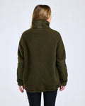 Pinewood Pile Fleece Jas voor dames in moss green of zwart, warme zachte fleecejas met wolachtige look voor outdoor, wandelen en jacht, Dog - Expert webshop voor gespecialiseerd hondenmateriaal