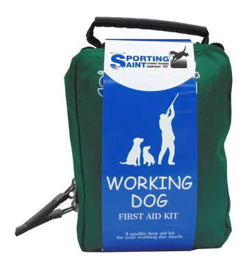 Working Dog EHBO Kit voor jacht-, werk- en sporthonden, complete eerstehulpset met verbandmiddelen, wondverzorging en tekenverwijderaar, compacte EHBO koffer voor hondentraining, jacht, wandelingen en outdoor activiteiten, Dog - Expert webshop voor gespecialiseerd hondenmateriaal