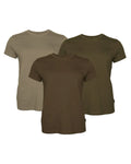 Pinewood T-shirt 2-Pack – Comfortabele en duurzame T-shirts voor mannen, gemaakt van 180 g stof (90% gekamd katoen, 10% polyester, 5% lycra in de kraag), klassieke pasvorm, donkergroen, ideaal voor dagelijks gebruik en outdooractiviteiten. Dog - Expert webshop voor gespecialiseerd hondenmateriaal