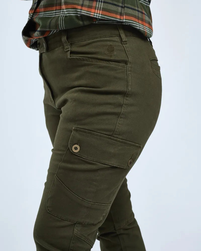 Pinewood Serengeti outdoor broek heren Moss Green met stretch, comfortabele wandelbroek voor jacht, trekking, bushcraft, hondensport en dagelijks gebruik, Dog - Expert webshop voor gespecialiseerd hondenmateriaal