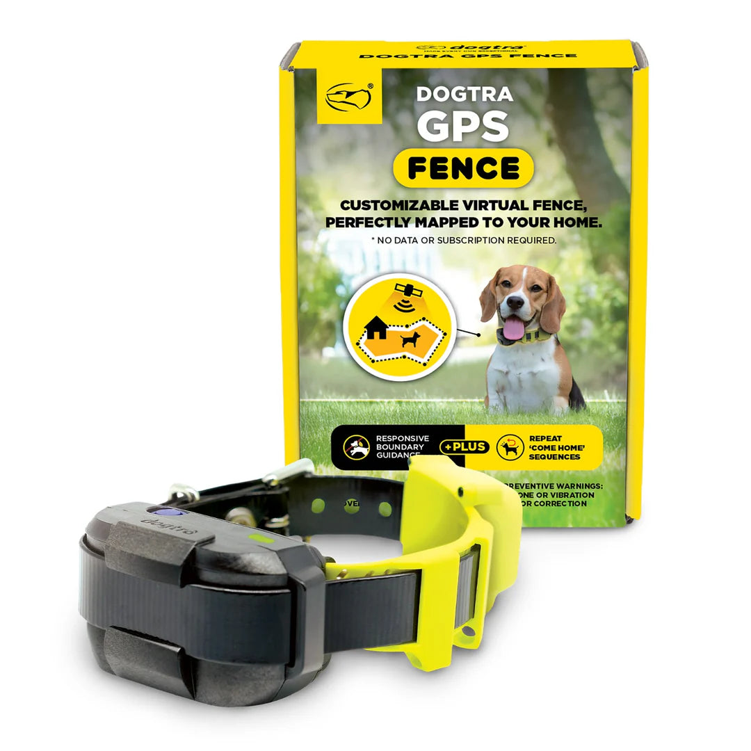 Dogtra GPS Fence draadloze GPS hondenomheining zonder abonnement, waterdichte GPS-halsband met virtuele omheining, veilige trainingsfuncties en instelbare grenzen voor grote tuinen en terreinen, Dog - Expert webshop voor gespecialiseerd hondenmateriaal