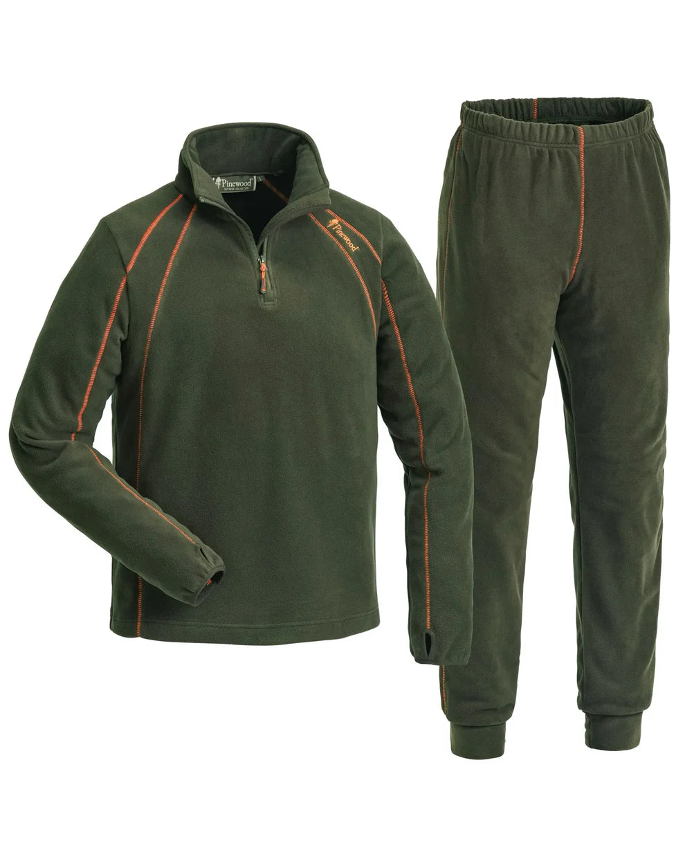 Thermisch ondergoed set met 180g anti-pilling fleece, warme ademende base layer met ritskraag en duimgaten voor optimaal comfort in winter en outdoor activiteiten ,Dog - Expert webshop voor gespecialiseerd hondenmateriaal