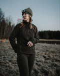 Thermisch ondergoed set met 180g anti-pilling fleece, warme ademende base layer met ritskraag en duimgaten voor optimaal comfort in winter en outdoor activiteiten ,Dog - Expert webshop voor gespecialiseerd hondenmateriaal