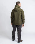 Pinewood Abisko Telluz heren regenjas moss green, lichtgewicht waterdichte outdoorjas voor wandelen en hiken ,Dog - Expert webshop voor gespecialiseerd hondenmateriaal