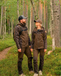 Pinewood Finnveden Hybrid Trousers Dark Brown outdoorbroek met 4-way stretch, comfortabele hybride wandelbroek voor heren en dames voor jacht, trekking, hondentraining en outdooractiviteiten, Dog - Expert webshop voor gespecialiseerd hondenmateriaal