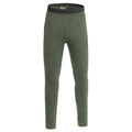 Pinewood Abisko Merino Base Layer Pants heren thermobroek in Dark Mossgreen, warme merino baselayer met bamboevezels voor jacht, wandelen, trekking, wintersport en outdooractiviteiten, Dog - Expert webshop voor gespecialiseerd hondenmateriaal