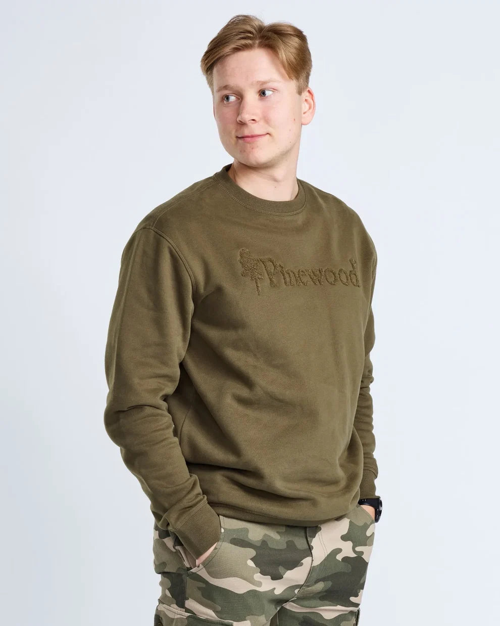 Pinewood Unisex Sweater in donkergroen, comfortabele outdoor sweater met zachte fleece voor dames en heren, Dog - Expert webshop voor gespecialiseerd hondenmateriaal