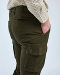 Pinewood Serengeti outdoor broek heren Moss Green met stretch, comfortabele wandelbroek voor jacht, trekking, bushcraft, hondensport en dagelijks gebruik, Dog - Expert webshop voor gespecialiseerd hondenmateriaal