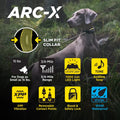 Dogtra ARC-X Kit 1 hond professionele trainingsband met 1,2 km bereik, ergonomische waterdichte trainingshalsband met 100 stimulatieniveaus, vibratie en LED-verlichting voor hondentraining, Dog - Expert webshop voor gespecialiseerd hondenmateriaal