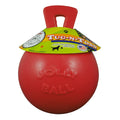Jolly Tug-n-Toss duurzame drijvende speelbal met handvat voor middelgrote en grote honden, ideaal voor apporteren, trekspel en waterpret, Dog - Expert webshop voor gespecialiseerd hondenmateriaal