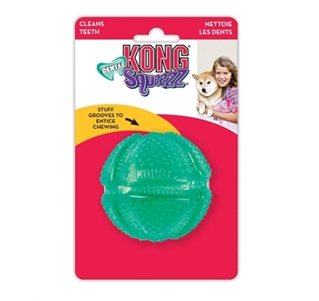 KONG dental bal voor honden, ontworpen om het gebit te reinigen tijdens het kauwen.