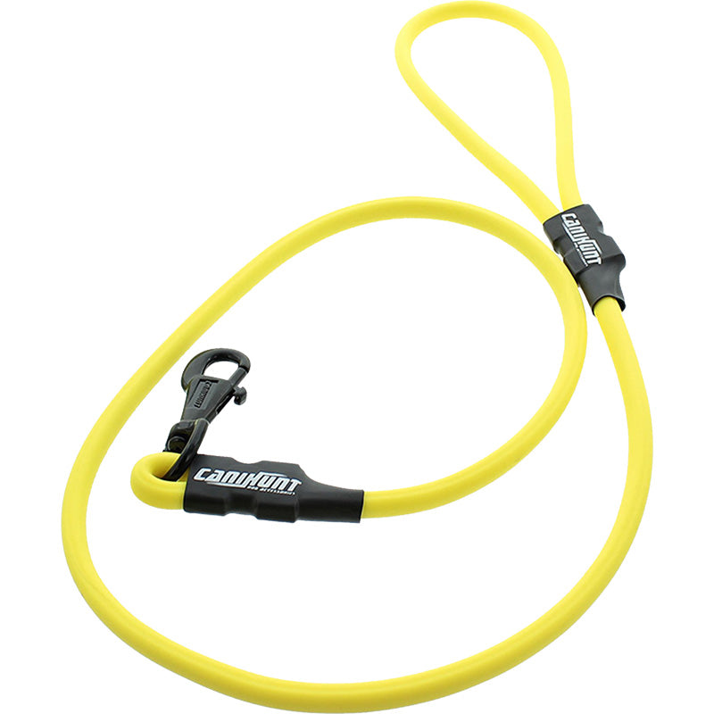 Lijn X-treme voor honden, 120 cm lang, extreem duurzaam PVC, robuuste karabijnhaak en comfortabele handgreep, keuze uit 8 mm of 10 mm dikte, neon geel of fel oranje voor optimale zichtbaarheid, ideaal voor veilige wandelingen en training, Dog - Expert webshop voor gespecialiseerd hondenmateriaal
