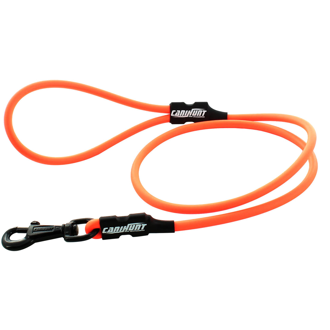 Lijn X-treme voor honden, 120 cm lang, extreem duurzaam PVC, robuuste karabijnhaak en comfortabele handgreep, keuze uit 8 mm of 10 mm dikte, neon geel of fel oranje voor optimale zichtbaarheid, ideaal voor veilige wandelingen en training, Dog - Expert webshop voor gespecialiseerd hondenmateriaal
