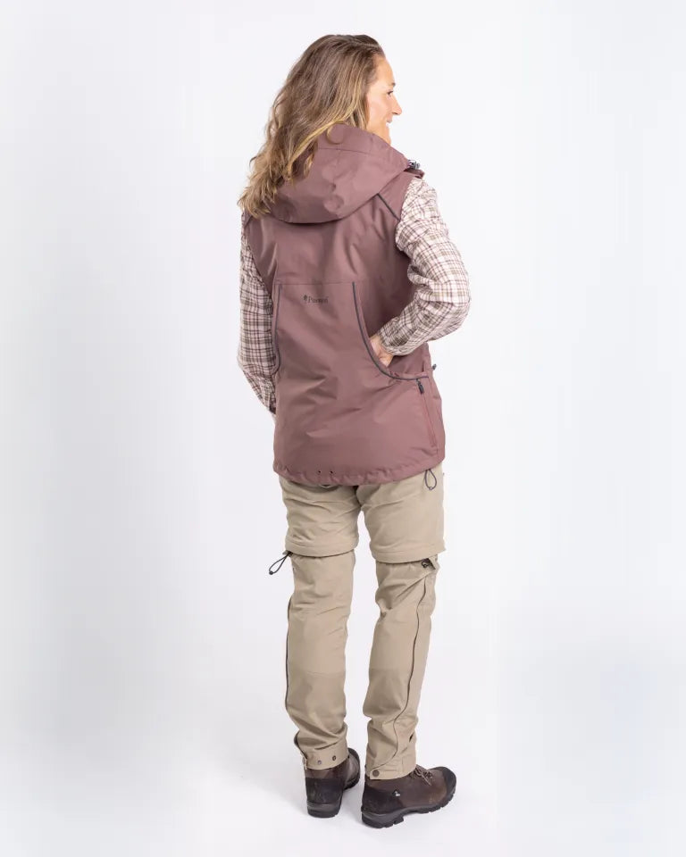 Pinewood Windblocker vest voor hondentraining, winddicht, achteraanzicht.