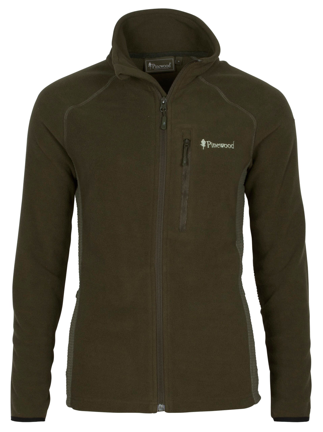 Dames fleece van gerecycled polyester met ritszakken, licht en comfortabel