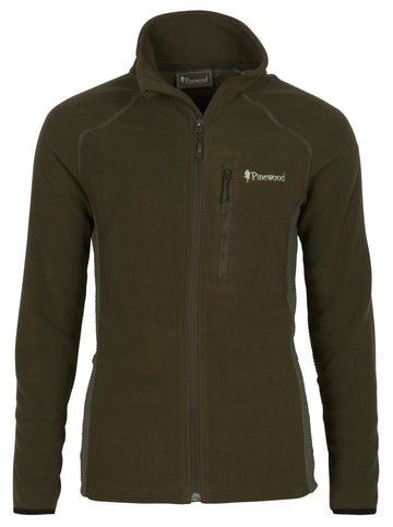 Dames fleece van gerecycled polyester met ritszakken, licht en comfortabel