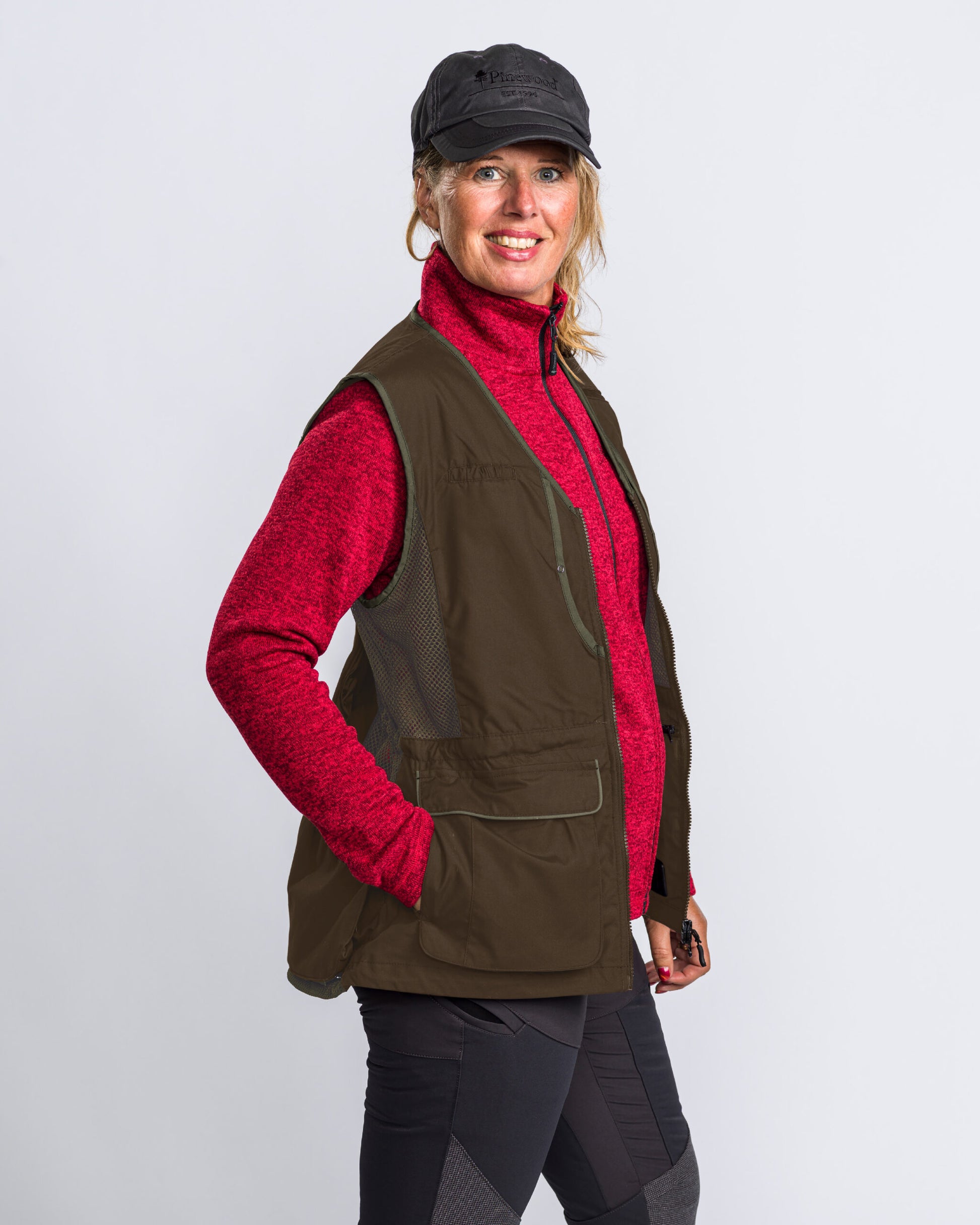 Lichtgewicht hondensportjas voor dames met meerdere zakken