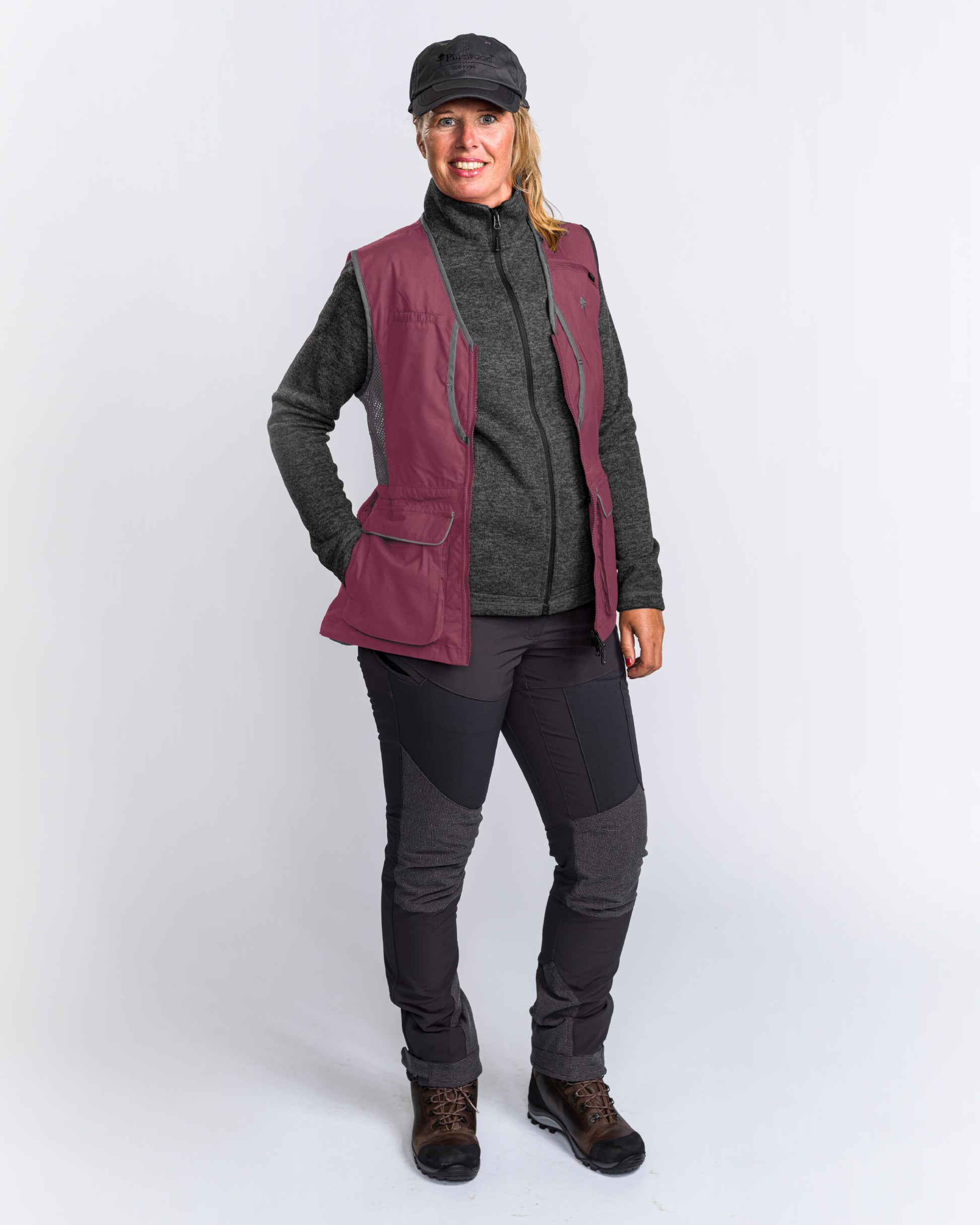 Lichtgewicht hondensportjas voor dames met meerdere zakken