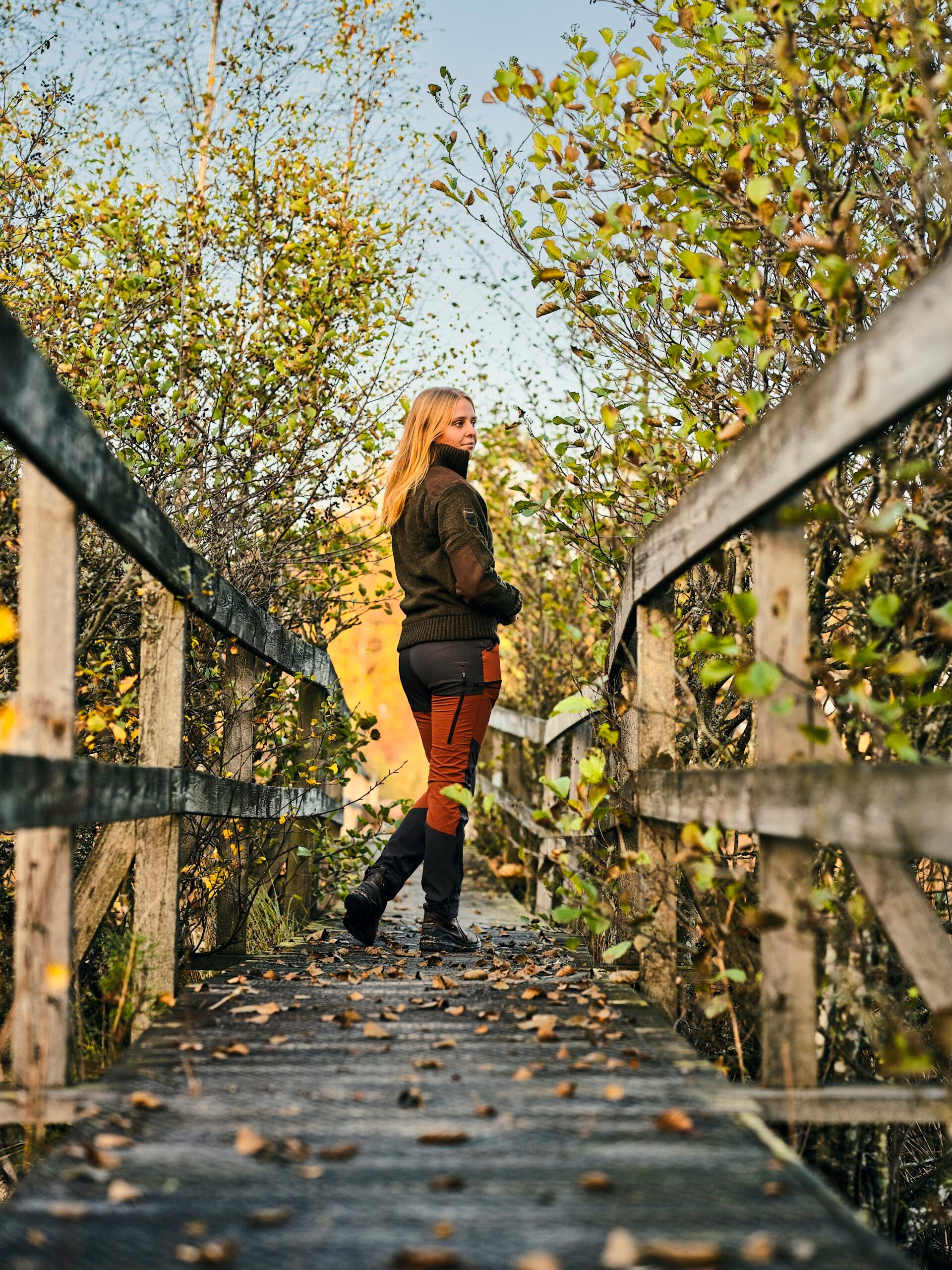 Pinewood Hurricane gebreide sweater met halve rits, wind- en waterafstotend