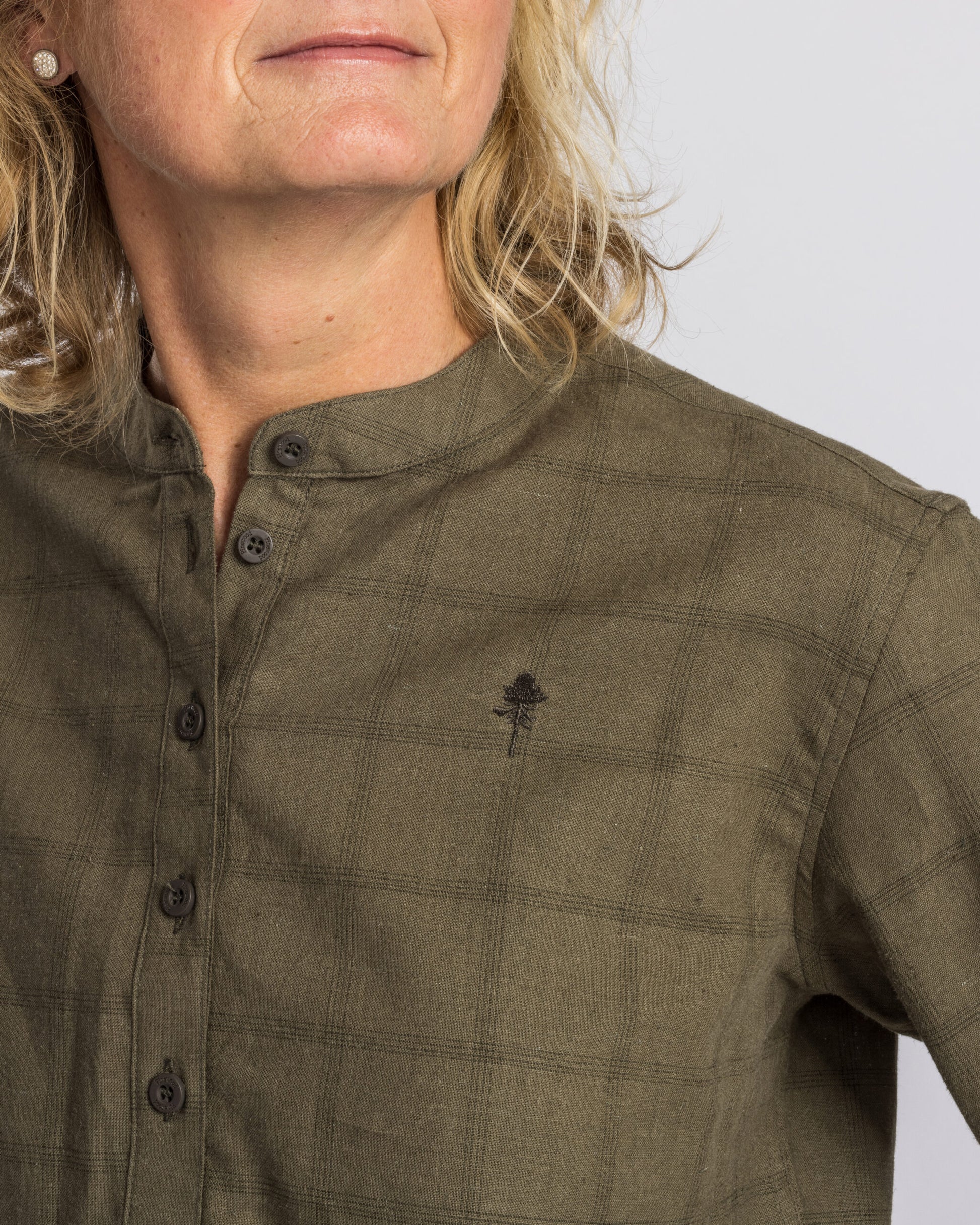 Pinewood dames tuniek van hennep en biologisch katoen, ademend en milieuvriendelijk
