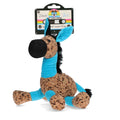 Retro Ezel duurzaam hondenspeelgoed met pieper, dubbel gestikt, zachte stof met retro kurklook en gerecyclede vulling, ideaal als knuffel- en speeltje voor honden van alle leeftijden, Dog - Expert webshop voor gespecialiseerd hondenmateriaal