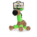 Retro Ezel duurzaam hondenspeelgoed met pieper, dubbel gestikt, zachte stof met retro kurklook en gerecyclede vulling, ideaal als knuffel- en speeltje voor honden van alle leeftijden, Dog - Expert webshop voor gespecialiseerd hondenmateriaal