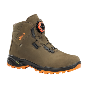 Chiruca Cares BOA H-V G/O halfhoge wandelschoen met GORE-TEX®, BOA® en Vibram® zool voor hondensport, hondentraining, wandelen en jacht,Dog - Expert webshop voor gespecialiseerd hondenmateriaal