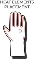 HeatX Heated Liner Gloves L verwarmde binnenhandschoenen met 3 warmtestanden, verwarming tot aan de vingertoppen, touchscreenfunctie en siliconen grip, ideaal onder ski-, werk- en outdoorhandschoenen,Dog - Expert webshop voor gespecialiseerd hondenmateriaal