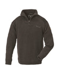 Pinewood Hurricane gebreide sweater met halve rits, wind- en waterafstotend