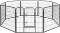 Hondenren voor binnen modulair metalen puppyren 640 cm omtrek, flexibele en veilige huisdierenren voor honden en puppy’s, inklapbare indoor omheining met deur voor training en rust, Dog - Expert webshop voor gespecialiseerd hondenmateriaal