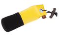 Markeerdummy voor honden, duurzaam canvas, lengte 25,5 cm en doorsnede 7 cm, visueel opvallend met twee contrasterende kleuren, geschikt voor land- en watertraining, ideaal voor precisietraining en aftekeningsspel, Dog - Expert webshop voor gespecialiseerd hondenmateriaal