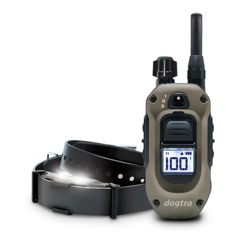 Dogtra ARC-X Kit 1 hond professionele trainingsband met 1,2 km bereik, ergonomische waterdichte trainingshalsband met 100 stimulatieniveaus, vibratie en LED-verlichting voor hondentraining, Dog - Expert webshop voor gespecialiseerd hondenmateriaal