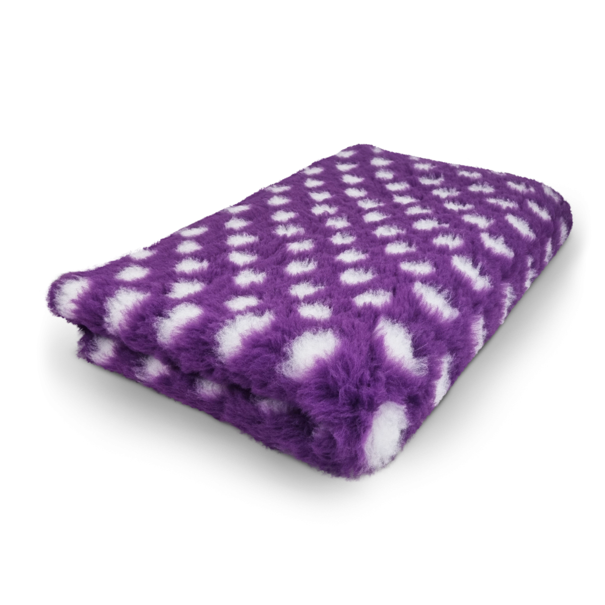 Vet bed Paars Met Witte Bollen