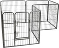 Hondenren voor binnen modulair metalen puppyren 640 cm omtrek, flexibele en veilige huisdierenren voor honden en puppy’s, inklapbare indoor omheining met deur voor training en rust, Dog - Expert webshop voor gespecialiseerd hondenmateriaal