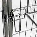 Hondenren voor binnen modulair metalen puppyren 640 cm omtrek, flexibele en veilige huisdierenren voor honden en puppy’s, inklapbare indoor omheining met deur voor training en rust, Dog - Expert webshop voor gespecialiseerd hondenmateriaal