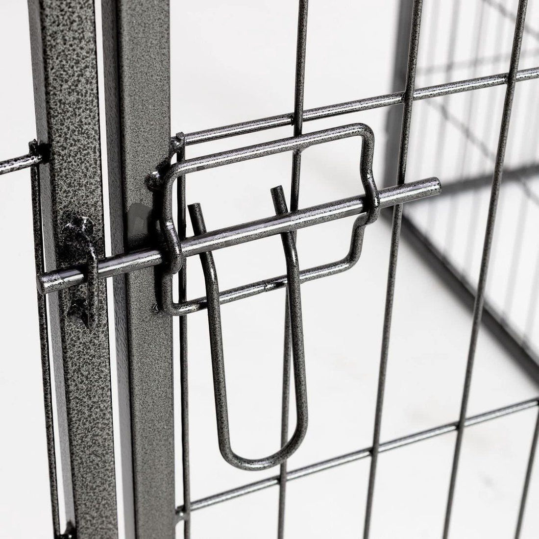 Hondenren binnen verstelbaar 8 panelen met deur