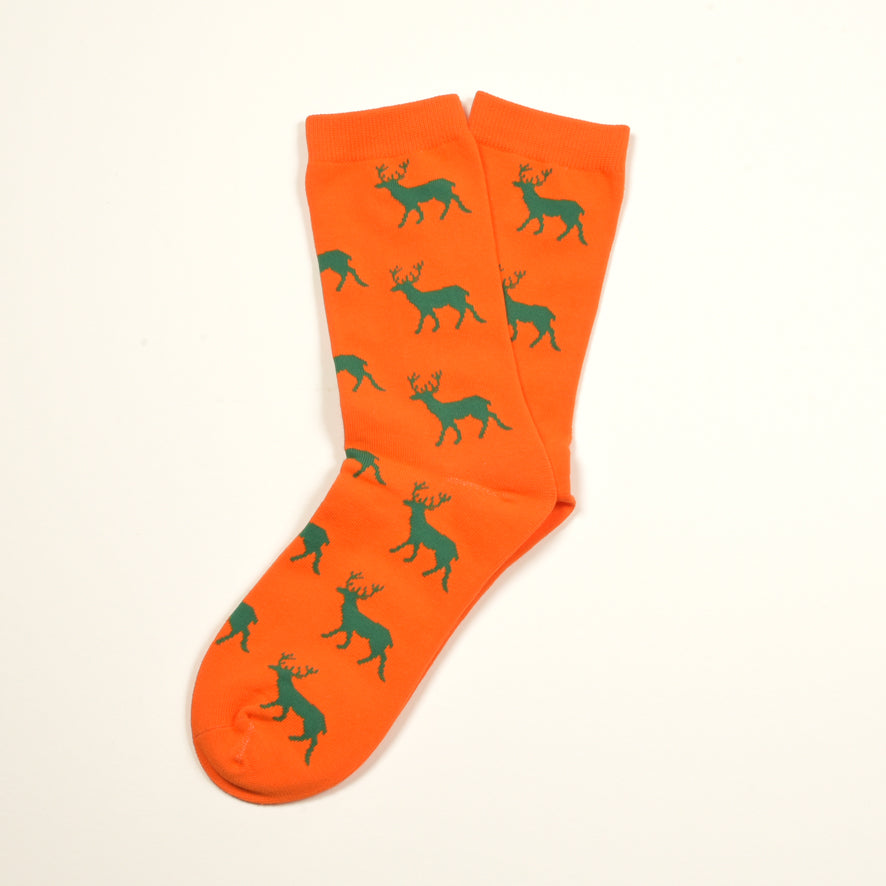 sokken oranje hert
