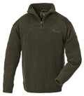 Pinewood Hurricane gebreide sweater met halve rits, wind- en waterafstotend