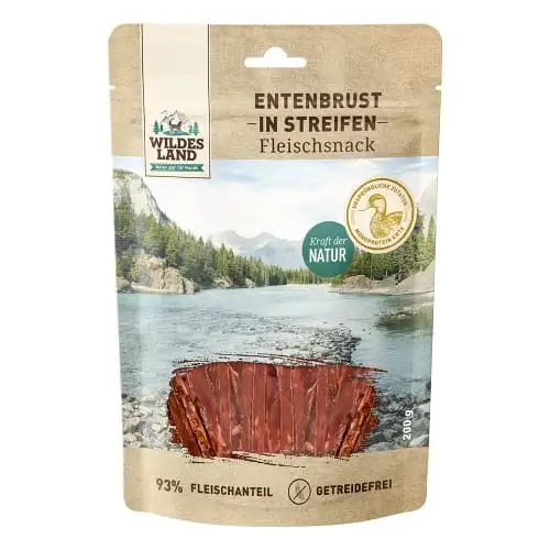 Eendenborst hondensnack met 93% eendenvlees, natuurlijke trainingssnack rijk aan eiwitten en laag vetgehalte, gezonde beloningssnack voor honden ter ondersteuning van spierbehoud en vitaliteit, Dog - Expert webshop voor gespecialiseerd hondenmateriaal